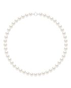 Collier Rang Princesse Perles de Culture d'Eau Douce Rondes blanches