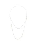 Sautoir Double Prestige Argent & Perles de Culture d'Eau Douce blanches