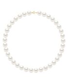 Collier Rang Perles de Culture d'Eau Douce Rondes blanches