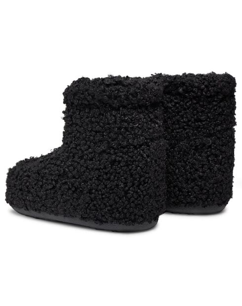 Après-ski en Fausse Fourrure Icon noirs