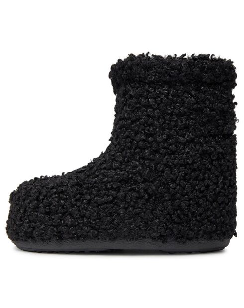 Après-ski en Fausse Fourrure Icon noirs