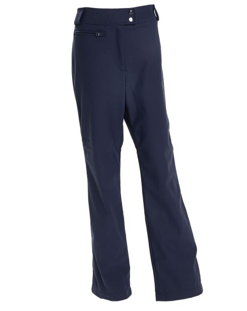 Pantalon de ski Softshell bleu foncé