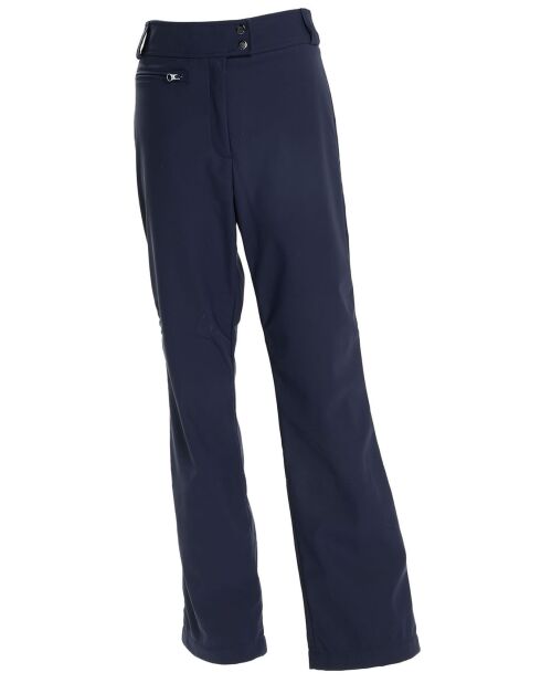 Pantalon de ski Softshell bleu foncé