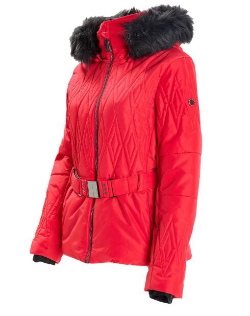 Doudoune de ski Hybrid rouge