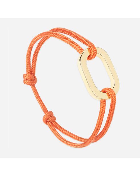 Orangevergoldetes Buse Flachgliederarmband