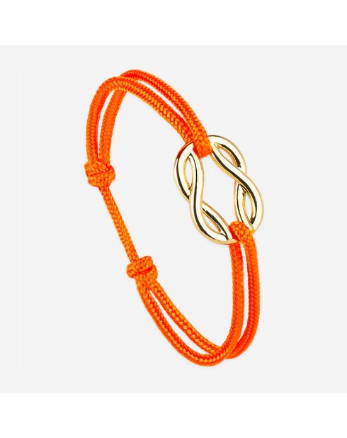 Oranje vergulde Laptot-knooparmband