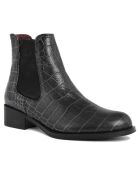 Chelsea Boots en Cuir Justine noires