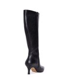 Bottes Iris noires - Talon 7 cm