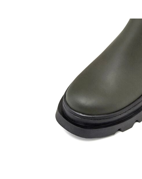 Bottes Oumaima kaki - Talon 5 cm