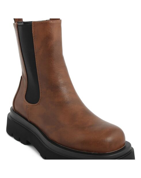 Chelsea Boots Julie marron - Talon 5 cm