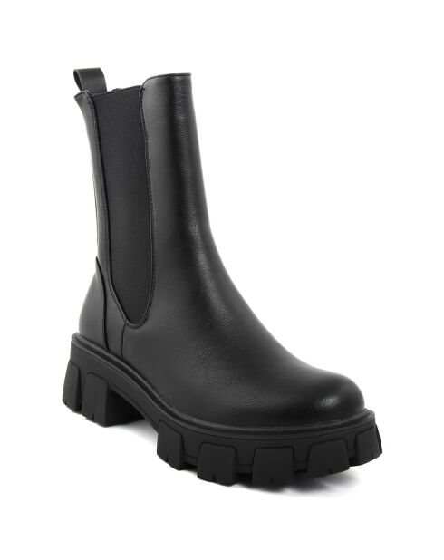 Chelsea Boots Elise noires - Talon 5 cm