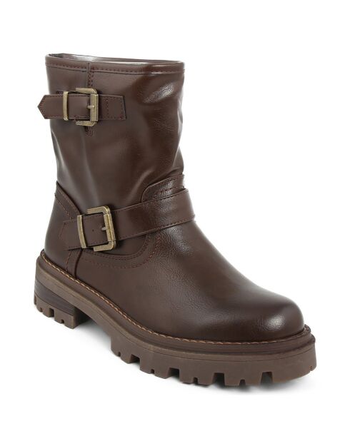 Boots Lola marron