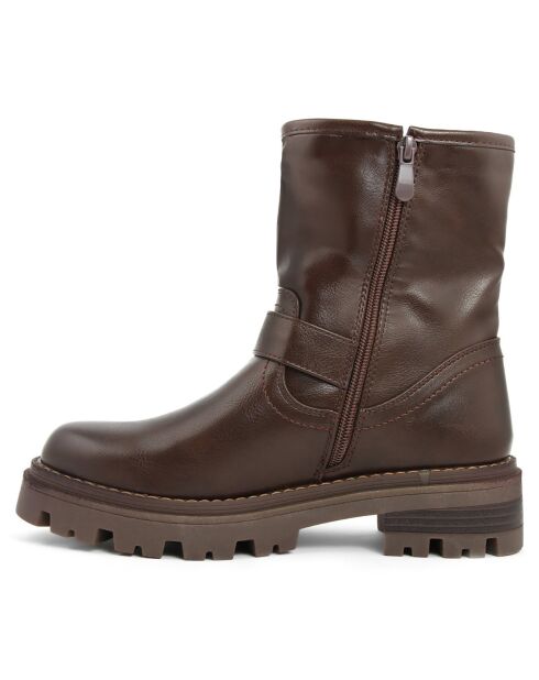 Boots Lola marron