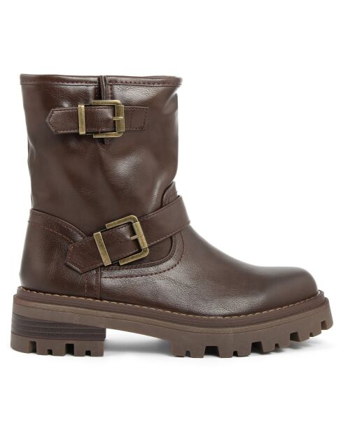 Boots Lola marron