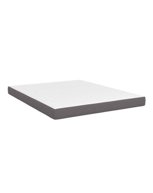 Matelas mémoire de forme épaisseur 16cm blanc et gris 160x200cm