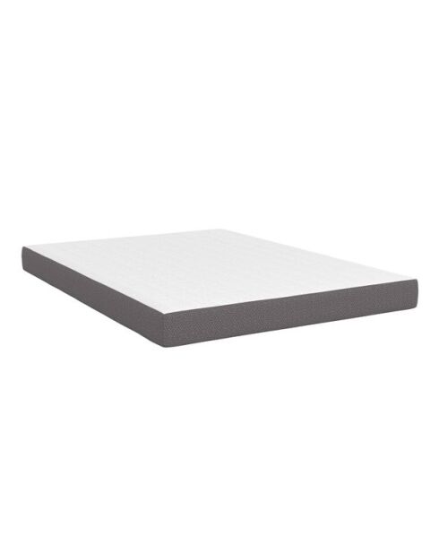 Matelas mémoire de forme épaisseur 16cm blanc et gris 140x190cm