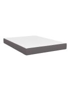 Matelas mémoire de forme épaisseur 20cm blanc et gris 140x190cm