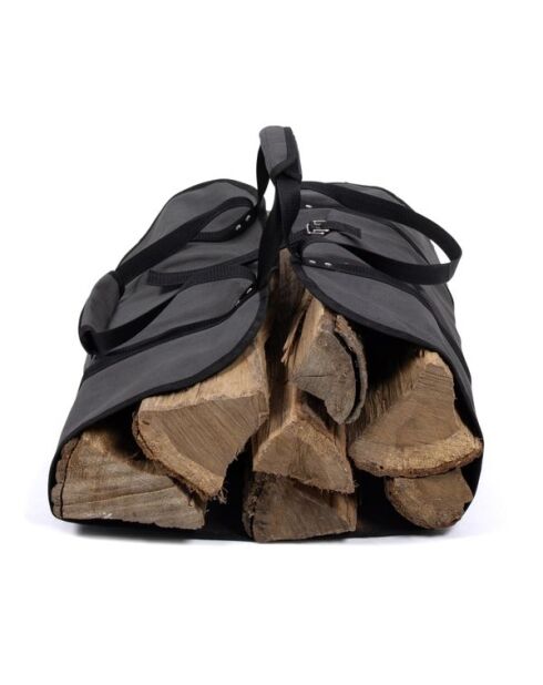 Sac de transport pour bûches en tissu