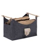 Sac de transport pour bûches en feutrine