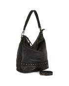 Sac porté épaule en Cuir Gremiasco noir - 27x28x16.5 cm