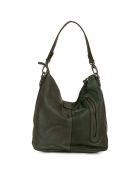 Sac porté épaule en Cuir Gremiasco vert - 27x28x16.5 cm