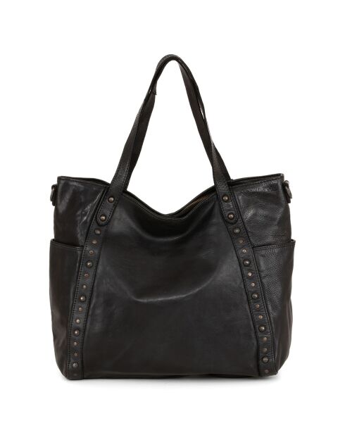 Sac porté épaule en Cuir Nomaglio noir - 33x29x13 cm