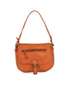 Sac bandoulière en Cuir Altomonte orange - 26x20x7 cm