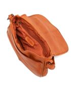 Sac bandoulière en Cuir Altomonte orange - 26x20x7 cm