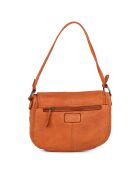 Sac bandoulière en Cuir Altomonte orange - 26x20x7 cm