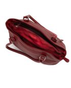 Sac porté épaule en Cuir Casorzo rouge - 34x24x13 cm