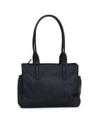 Sac porté épaule en Cuir Zagarolo noir - 31x24x11 cm