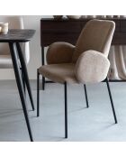 2 sillas Benoit taupe - 60x57x85 cm