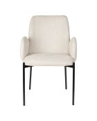 2 sillas Benoit taupe - 60x57x85 cm