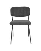 2 sillas Basile gris oscuro - 56x49x78 cm
