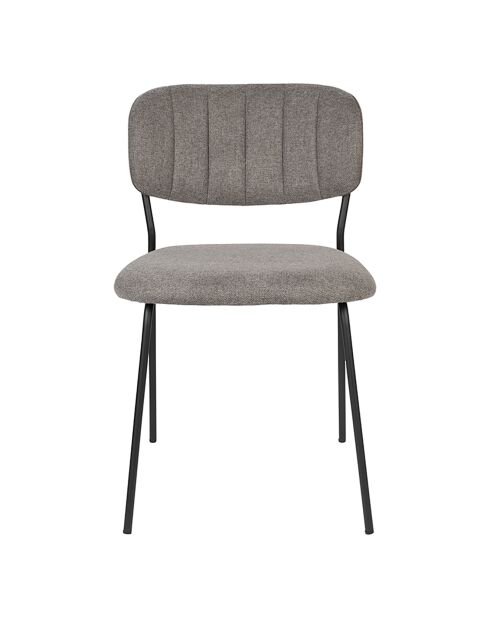 2 sillas Basile grises - 55x48,5x80 cm