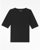 T-Shirt Brando manches coudes noir