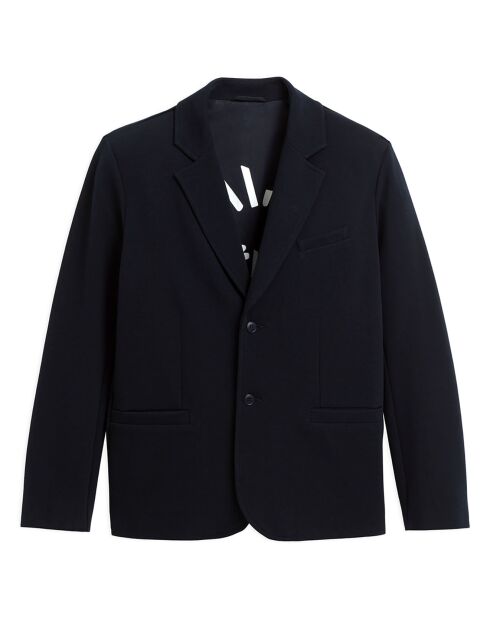 Veste Risio en jersey sergé stretch bleu