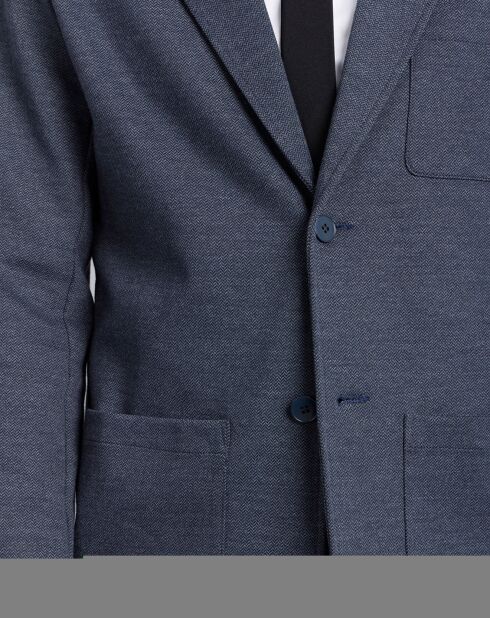 Veste Rising en jacquard bleu