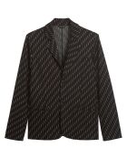 Veste Risio en jacquard noire