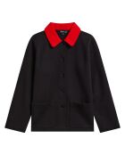 Veste Mandarin en coton noire