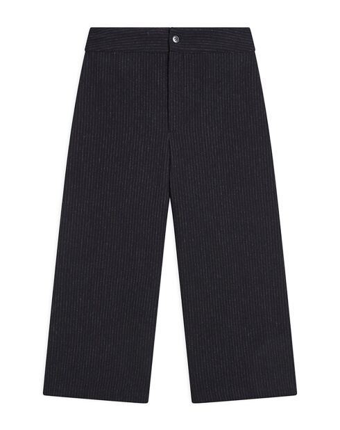 Pantalon en Laine mélangée Jimmy rayures bleu