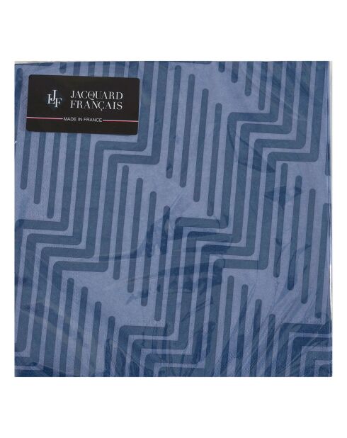 Serviettes en Papier Nature Urbaine bleues - 40x40 cm