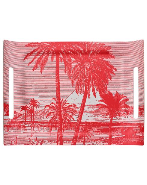 Plateau Croisière Sur Le Nil rose - 58x42 cm