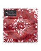 Serviettes en Papier Hacienda  rouge/rose - 40x40 cm
