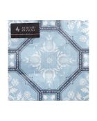 Serviettes en Papier Hacienda  gris/bleu - 40x40 cm