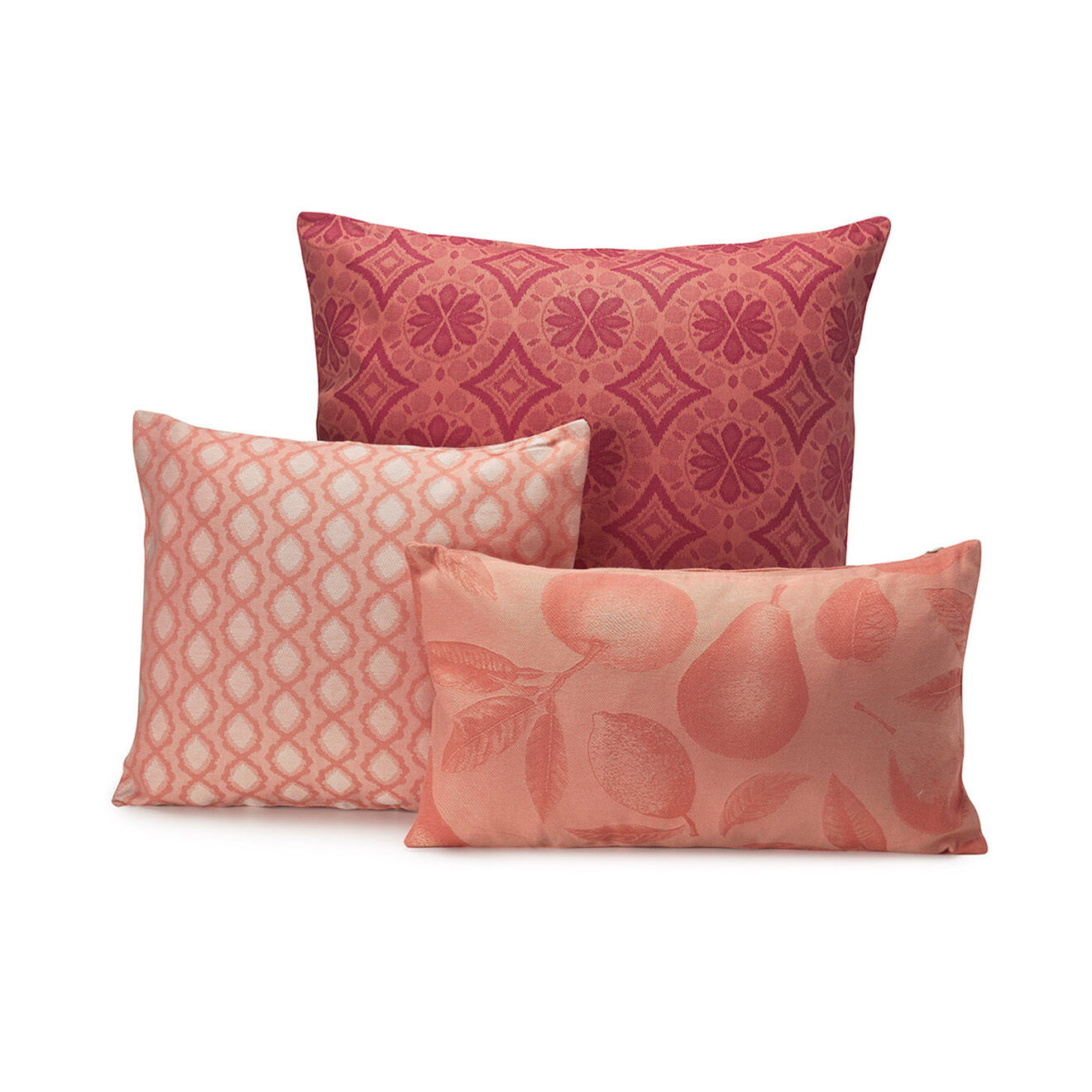 Housse de coussn à carreaux rose Housse de coussn en lane tartan