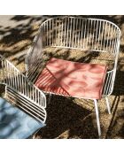 Coussin de Chaise Arrière-Pays rose - 40x40 cm