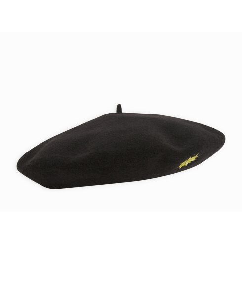 Bonnet 100% Laine Soleil noir