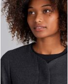 Veste 100% Laine Cesaria gris foncé