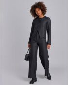 Veste 100% Laine Cesaria gris foncé
